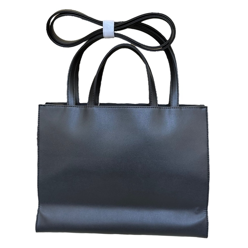Telfar Medium Tote Shopping Bag Black - Picture 2 of 11